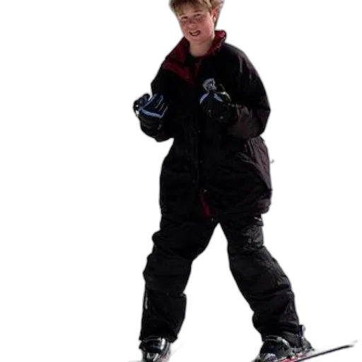 staff, jacket, person, black transparent PNG cut-out