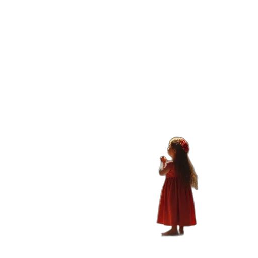 dress, hair, staff, bottle transparent PNG cut-out