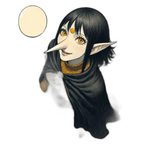 staff, mask, dragon, face transparent PNG cut-out