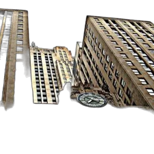 building, furniture, 3d render, concept art transparent PNG cut-out