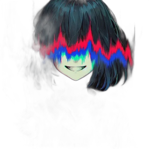 mask, hair, face, creature transparent PNG cut-out