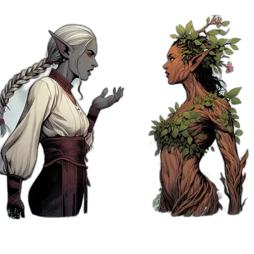 concept art, fantasy art, comic book art, pixel art transparent PNG cut-out