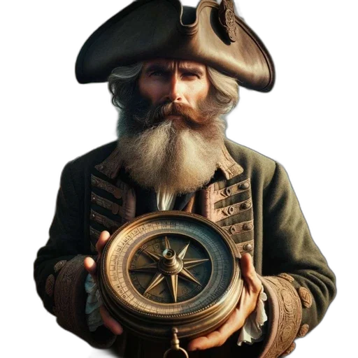 hat, staff, face, jacket transparent PNG cut-out