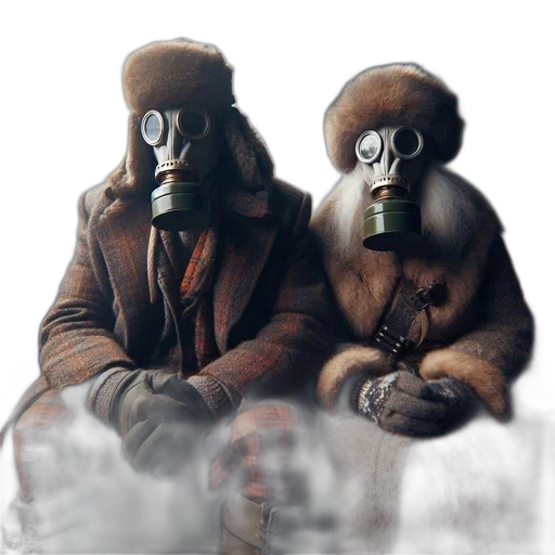 mask, jacket, animal, concept art transparent PNG cut-out