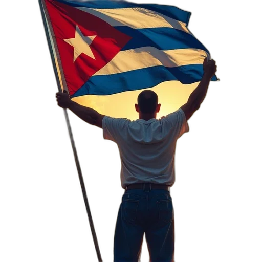 staff, cuban, revolutionary, man transparent PNG cut-out