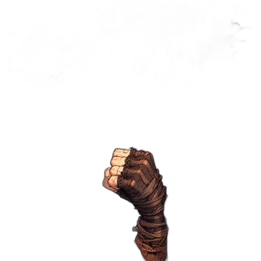 weapon, staff, sword, hair transparent PNG cut-out