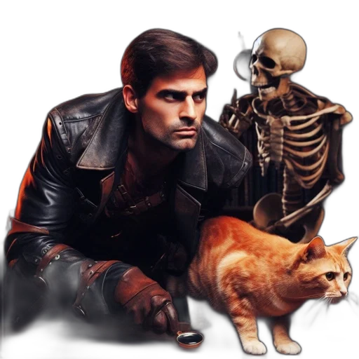 animal, jacket, concept art, comic book art transparent PNG cut-out