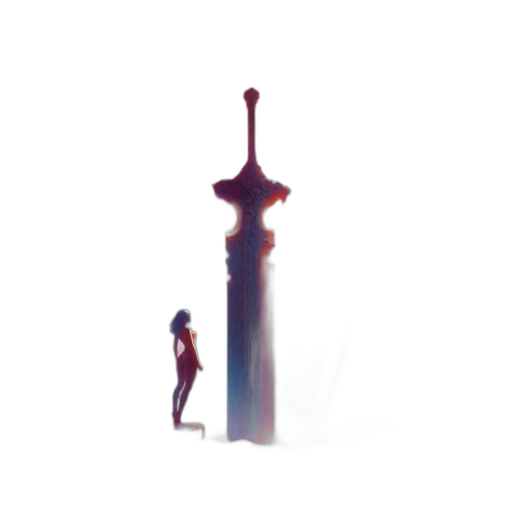sword, staff, dress, umbrella transparent PNG cut-out