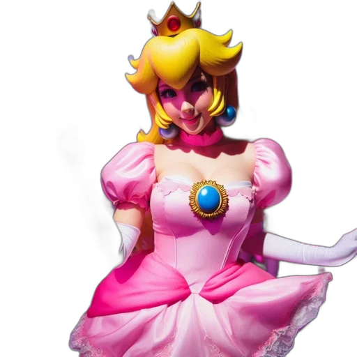 dress, crown, concept art, 3d render transparent PNG cut-out