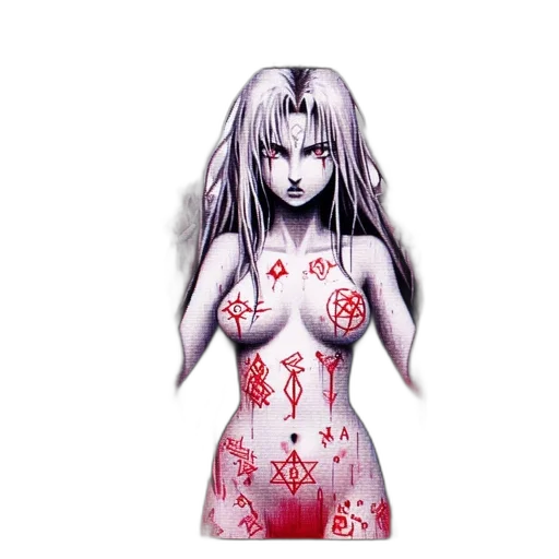 dress, concept art, comic book art, pixel art transparent PNG cut-out