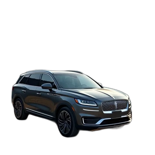 car, 3d render, 2020, lincoln transparent PNG cut-out