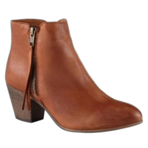 shoes, stylish, brown, ankle transparent PNG cut-out