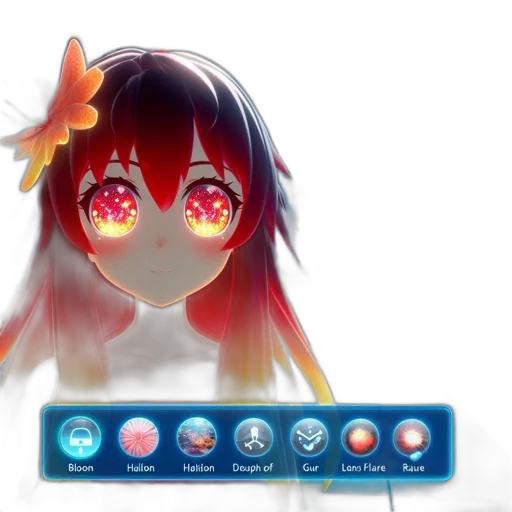 creature, anime, concept art, 3d render transparent PNG cut-out