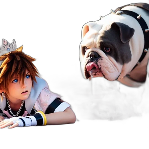 crown, animal, concept art, 3d render transparent PNG cut-out