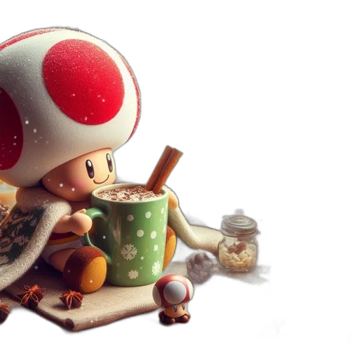 robot, food, 3d render, concept art transparent PNG cut-out