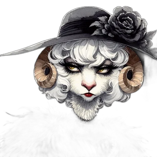mask, hat, crown, fantasy art transparent PNG cut-out