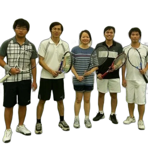staff, 3d render, group, five transparent PNG cut-out