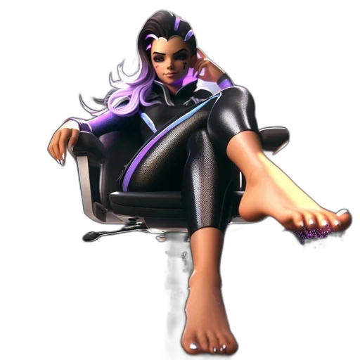 shoes, hair, furniture, staff transparent PNG cut-out