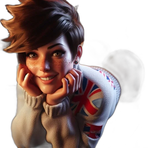 jacket, face, staff, concept art transparent PNG cut-out