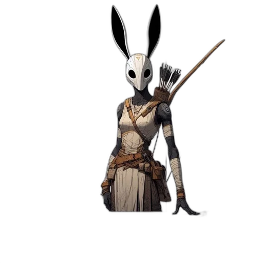 staff, animal, mask, creature transparent PNG cut-out