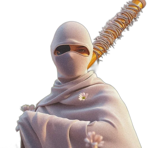 staff, sword, weapon, mask transparent PNG cut-out