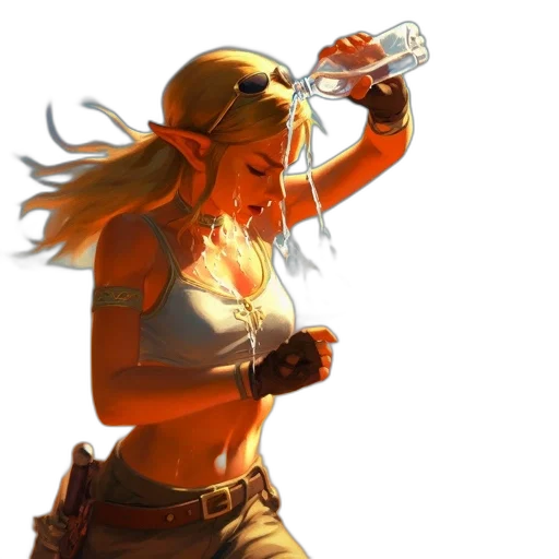 bottle, weapon, concept art, fantasy art transparent PNG cut-out