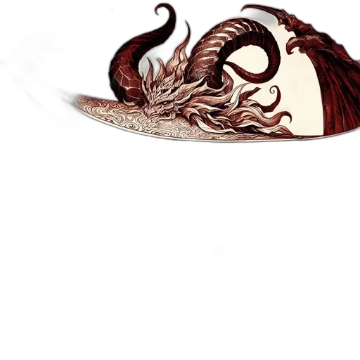hair, dragon, mask, hat transparent PNG cut-out