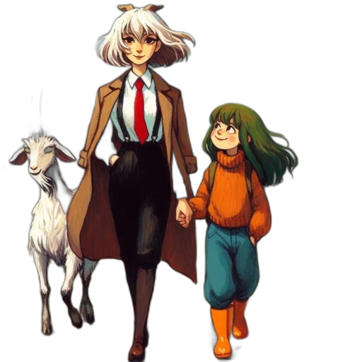 concept art, pixel art, anime, comic book art transparent PNG cut-out