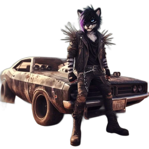 car, animal, weapon, jacket transparent PNG cut-out