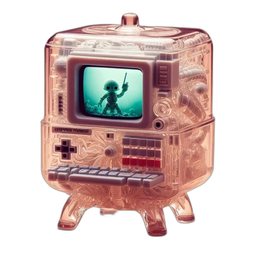 robot, furniture, concept art, 3d render transparent PNG cut-out