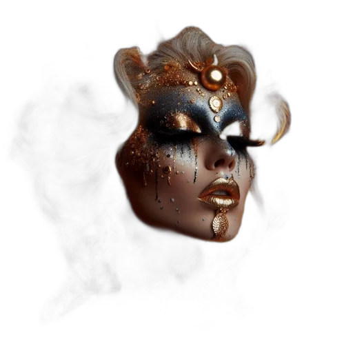 mask, crown, jewelry, face transparent PNG cut-out