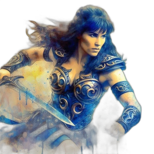sword, fantasy art, concept art, comic book art transparent PNG cut-out