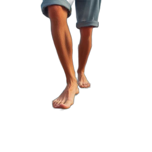 shoes, face, dress, staff transparent PNG cut-out