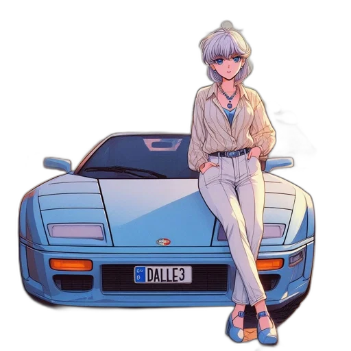 car, jacket, robot, weapon transparent PNG cut-out
