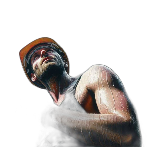 face, hat, photorealistic, concept art transparent PNG cut-out