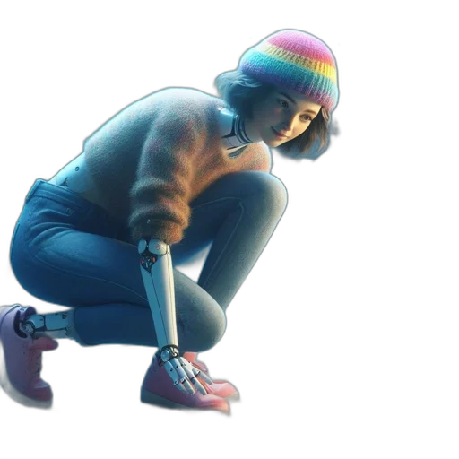 jacket, hat, weapon, creature transparent PNG cut-out
