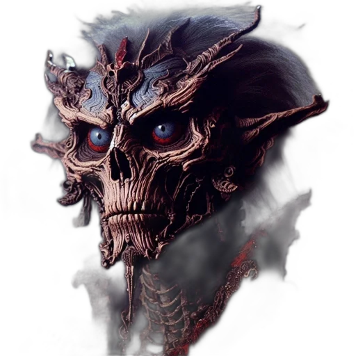 mask, face, dragon, creature transparent PNG cut-out