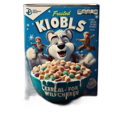 food, frosted, kiobls, cereal transparent PNG cut-out