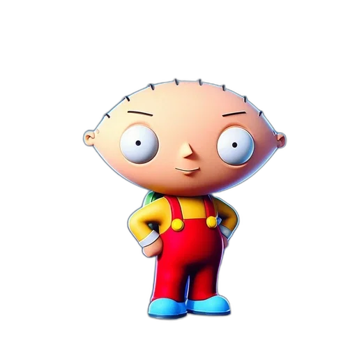 staff, face, animal, 3d render transparent PNG cut-out