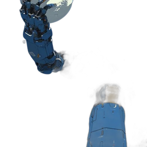 robot, bottle, staff, weapon transparent PNG cut-out