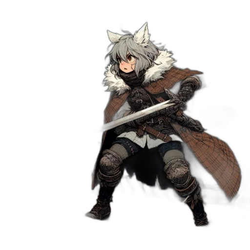 weapon, sword, staff, animal transparent PNG cut-out