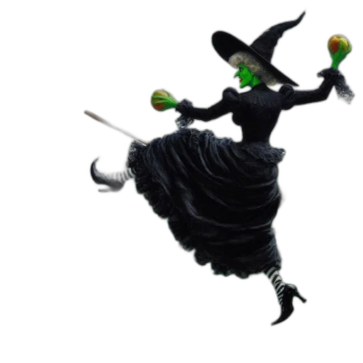 staff, dress, hat, mask transparent PNG cut-out