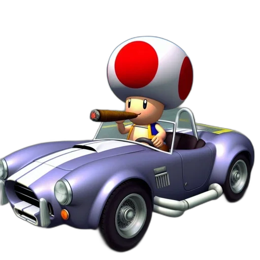 car, weapon, hat, 3d render transparent PNG cut-out