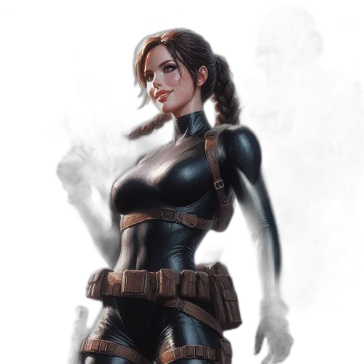staff, dress, weapon, robot transparent PNG cut-out