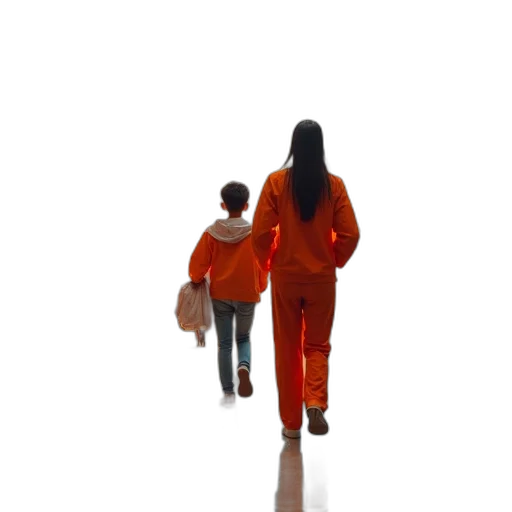 jacket, staff, 3d render, concept art transparent PNG cut-out