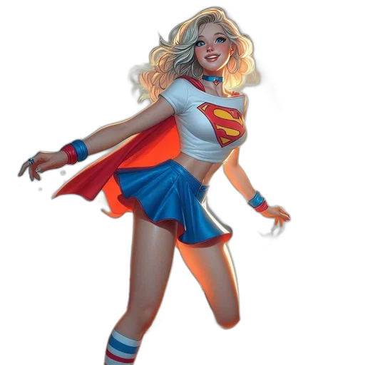 comic book art, concept art, cartoon, fantasy art transparent PNG cut-out
