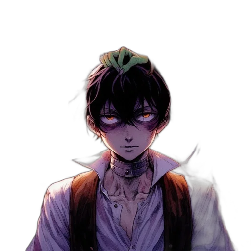 staff, face, mask, creature transparent PNG cut-out