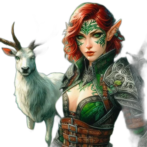fantasy art, concept art, comic book art, pixel art transparent PNG cut-out