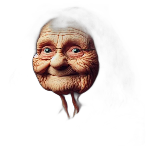 face, mask, creature, staff transparent PNG cut-out