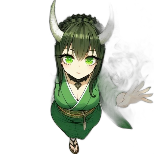 dragon, staff, mask, weapon transparent PNG cut-out